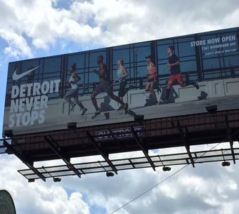 Detroit on a Billboard for NIKE! - Nine9